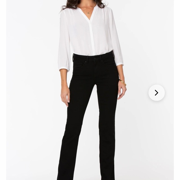 NYDJ Denim - Brand new NYDJ Black Straight-Leg Jeans